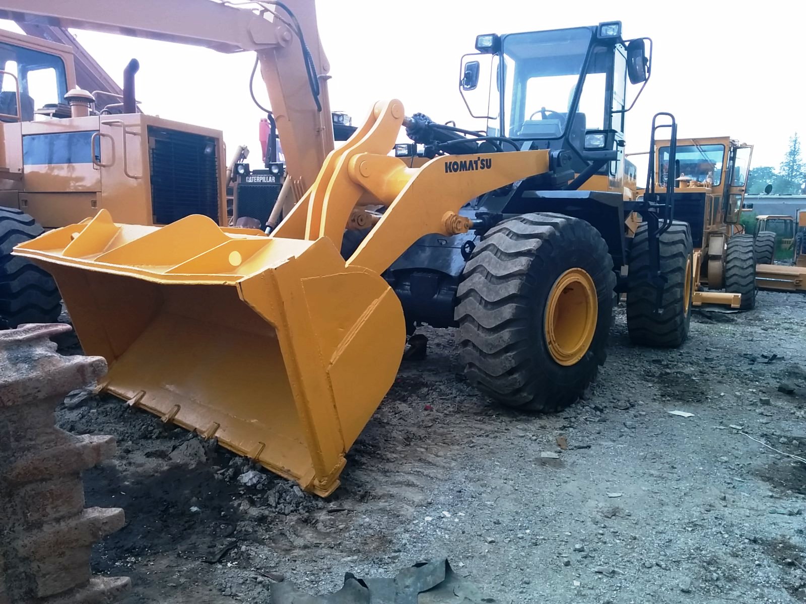 sell Used komatsu wheel loader mini loader shanghai china Supplier  Manufacturers  Exporters