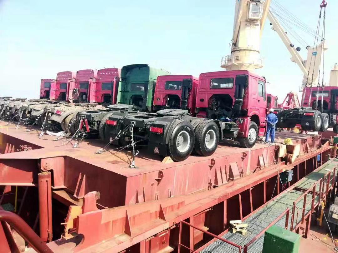 used howo tractor for shipping from shanghai