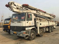 used concrete pump for sale Schwing 46 meter Benz truck