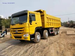 Used sinotruck dump truck 8*4 HOWO tipper for sale