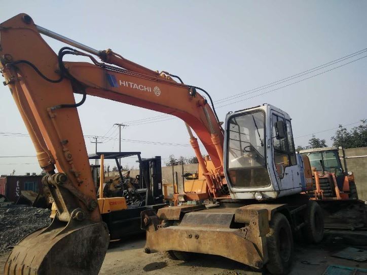 original colour hitachi wheel excavator Ex100wd-1 ex100wd-2