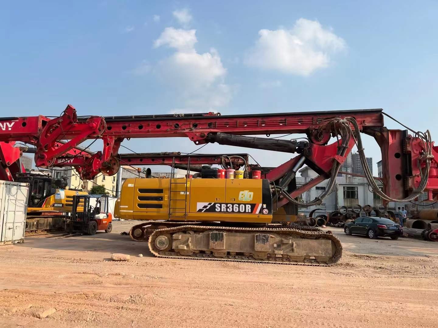 SANY SR360 Rotary Drilling Rig Second hand SANY drill rig SR285 piling equipment