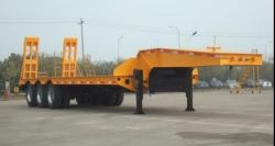 Hot Sale 50T Low Bed Semi Trailer with Ladder made in China
