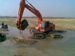 320 Cat MARSH BUGGY Used Amphibious Excavator