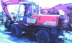 EX160WD wheel excavator for sale hitachi karachi