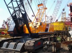 50T KOBELCO Crawler 7055  Dragline Cranes For Sale