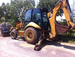 420E Caterpillar used backhoe front end loader