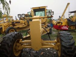 second hand shanghai machine Used motor grader 140h caterpillar grader for sale