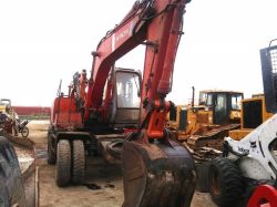 used wheel excavator hitachi excavator EX100WD-2