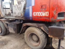 used wheel excavator hitachi excavator EX100WD-2