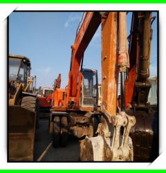 Used wheel excavator EX160WD hitachi excavator ex100wd-1 ex100wd-2