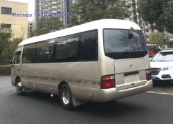Used Japan TOYOTA coaster mini bus school buses diesel engine