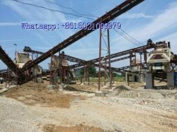 (100TPH-150TPH)Hard Rock washing plant portable crushing plant stone production