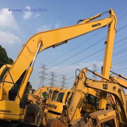 Used Excavator Komatsu PC200-6 with long boom made in japan