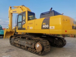 used KOMATSU PC400-8 tracked excavator for sale China to Iran