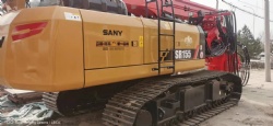 Used Piling Rig Second hand SANY drill rig isuzu engine SR155 drill rig